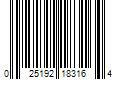 Barcode Image for UPC code 025192183164