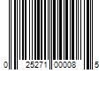 Barcode Image for UPC code 025271000085