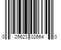 Barcode Image for UPC code 025623026640. Product Name: Standard Motor Products Inc Accelerator Pedal Sensor