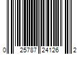 Barcode Image for UPC code 025787241262. Product Name: Pradco Lindy Pole Float Weighted 7   Fl Orange/Yellow/White