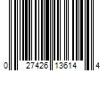 Barcode Image for UPC code 027426136144. Product Name: Minwax Early American Wood Putty in Gold | 13614000