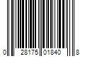 Barcode Image for UPC code 028175018408. Product Name: Klotz 10/40 Motorcycle Oil qt