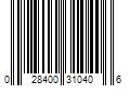 Barcode Image for UPC code 028400310406