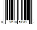 Barcode Image for UPC code 030100103097