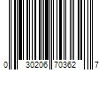 Barcode Image for UPC code 030206703627