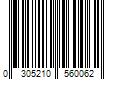 Barcode Image for UPC code 0305210560062