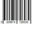 Barcode Image for UPC code 0309974726030