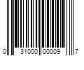 Barcode Image for UPC code 031000000097