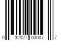 Barcode Image for UPC code 032027000077