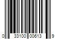 Barcode Image for UPC code 033100006139