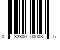 Barcode Image for UPC code 033800000086