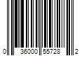 Barcode Image for UPC code 036000557282. Product Name: Kimberly Clark Huggies 99% Pure Water Unscented Wipes  1 Flip-Top Packs (56 Wipes Total)