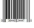 Barcode Image for UPC code 036448244478. Product Name: Kaba Ilco GM Transponder Key - Black
