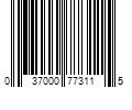 Barcode Image for UPC code 037000773115. Product Name: Procter & Gamble Pampers Swaddlers Diapers Size 6  84 Count (Select for More Options)