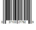 Barcode Image for UPC code 037103217929. Product Name: Crescent Nicholson 6 in. Single Cut Slim Taper File