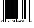 Barcode Image for UPC code 037103265562. Product Name: Crescent Lufkin 6 ft. x 5/8 in. 2-Way Wood Ruler