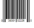 Barcode Image for UPC code 038081022260