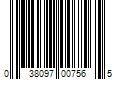 Barcode Image for UPC code 038097007565. Product Name: TWEEZERMAN Pink Perfection Slant Tweezer