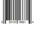 Barcode Image for UPC code 038100166814. Product Name: Purina Pro Plan 12-Count 3 oz Chicken/Turkey Variety Pack