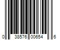 Barcode Image for UPC code 038576006546