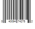 Barcode Image for UPC code 040094742752