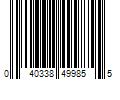 Barcode Image for UPC code 040338499855