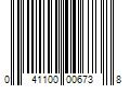Barcode Image for UPC code 041100006738. Product Name: Beiersdorf Coppertone Sport Sunscreen Spray  SPF 100 Spray Sunscreen  5.5 Oz