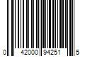 Barcode Image for UPC code 042000942515