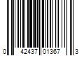 Barcode Image for UPC code 042437013673