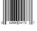 Barcode Image for UPC code 042666041737. Product Name: Sauder Better Homes & Gardens Glendale 5 Shelf Bookcase  Dark Oak Finish