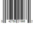 Barcode Image for UPC code 042758219662. Product Name: Tru Turn Daiichi #D19Z Walleye Hook Blk Nickel  Size 6