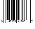 Barcode Image for UPC code 042965418667