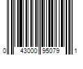Barcode Image for UPC code 043000950791. Product Name: Kraft Heinz Company Crystal Light Raspberry Iced Tea Naturally Flavored Powdered Drink Mix  6 ct Pitcher Packets