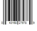 Barcode Image for UPC code 043168279789. Product Name: GE 60W Equivalent Daylight (5 000K) High Definition A19 Dimmable LED Light Bulb