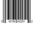 Barcode Image for UPC code 043168422512. Product Name: GE Refresh 60-Watt EQ B12 Daylight Candelabra Base (e-12) Dimmable LED Light Bulb (3-Pack) | 93126557