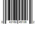 Barcode Image for UPC code 043168451062. Product Name: GE Reveal 2-Pack 75 W Equivalent Dimmable Color-Enhancing Par30 Shortneck LED Light Fixture Light Bulbs