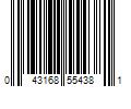 Barcode Image for UPC code 043168554381. Product Name: GE Ultra Bright 165-Watt EQ BR40 Soft White Medium Base (e-26) Dimmable LED Light Bulb (2-Pack) | 93130764