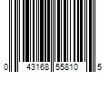 Barcode Image for UPC code 043168558105. Product Name: GE Classic 100-Watt EQ PAR38 Daylight Medium Base (e-26) Dimmable LED Light Bulb (2-Pack) | 93131034
