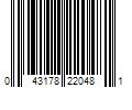 Barcode Image for UPC code 043178220481. Product Name: Daiwa Tatula Casting Rod, Cork