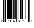 Barcode Image for UPC code 043180451743. Product Name: GE Battery Operated Magnetic Window and Door Alarms (4-Pack)