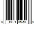 Barcode Image for UPC code 043374016109. Product Name: M-D Building Products Steel Magnetic Weatherstrip Door Sweep