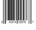 Barcode Image for UPC code 043374025767. Product Name: M-D Building Products All - Climate EPDM Rubber Weatherstrip P - Profile