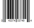 Barcode Image for UPC code 043374037494. Product Name: M-D Building Products 03749 16  Black Rubber Garage Door Bottom Seal