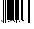 Barcode Image for UPC code 043374141771. Product Name: M-D Adjustable 0.875-in x 18.12-in White Aluminum Frame Window Screen | 14177