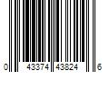 Barcode Image for UPC code 043374438246. Product Name: M-D Building Products 1-1/2 in. x 3/4 in. x 36 in. Gray Vinyl Replacement Insert for Heavy Duty Thresholds
