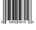 Barcode Image for UPC code 043538593156. Product Name: Georgia Boots Georgia Boot Men's Farm & Ranch Wellington Comfort Core Work Boots, Size 9, Mississippi Tan