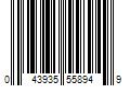Barcode Image for UPC code 043935558949. Product Name: Hanes Freshiq Comfortflex Waistband Mens 4 Pack Boxers, Medium, Multiple Colors