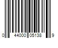 Barcode Image for UPC code 044000051389. Product Name: Mondelez Int. US Triscuit Reduced Fat Crackers