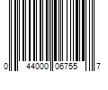 Barcode Image for UPC code 044000067557. Product Name: Nabisco Oreo Cookies Variety  60 Count (120 Cookies  51.6 Ounce Total)