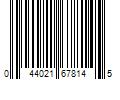 Barcode Image for UPC code 044021678145